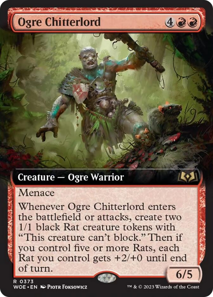 Ogre Chitterlord (Extended Art) [Wilds of Eldraine] | GrognardGamesBatavia
