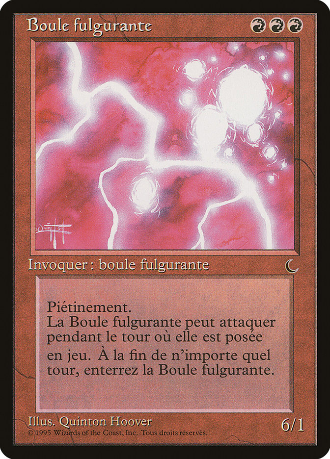 Ball Lightning (French) - "Boule fulgurante" [Renaissance] | GrognardGamesBatavia