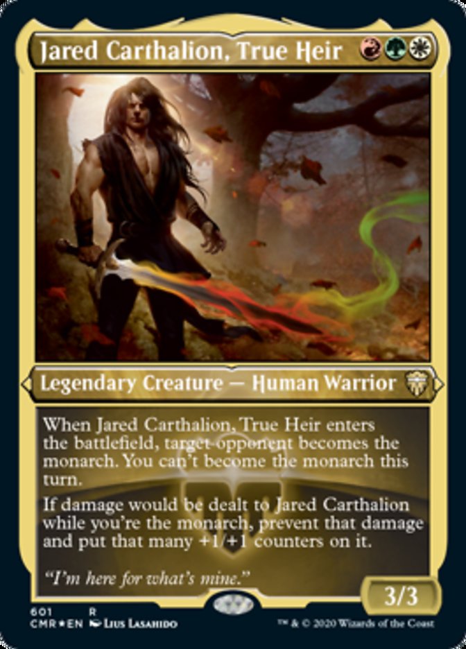 Jared Carthalion, True Heir (Etched) [Commander Legends] | GrognardGamesBatavia