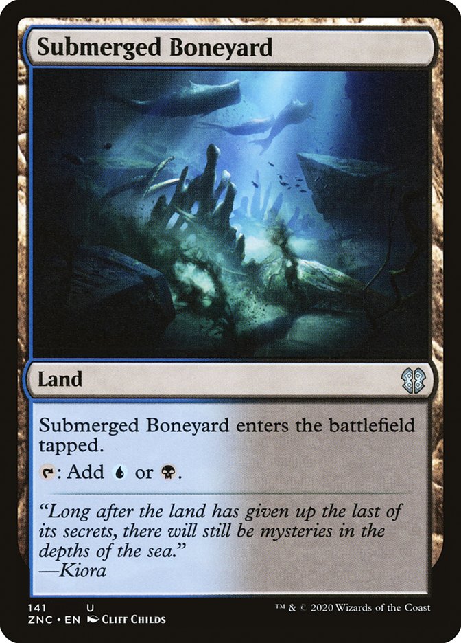 Submerged Boneyard [Zendikar Rising Commander] | GrognardGamesBatavia