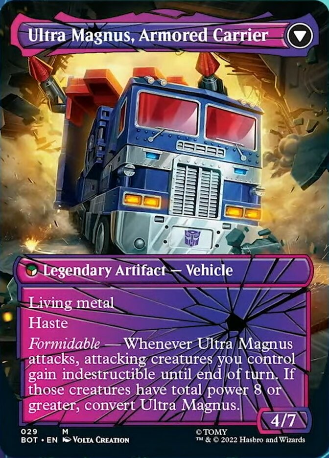 Ultra Magnus, Tactician // Ultra Magnus, Armored Carrier (Shattered Glass) [Universes Beyond: Transformers] | GrognardGamesBatavia
