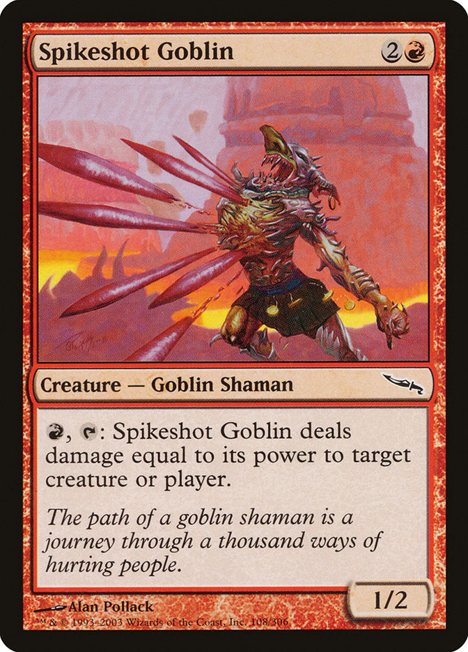 Spikeshot Goblin [Mirrodin] | GrognardGamesBatavia