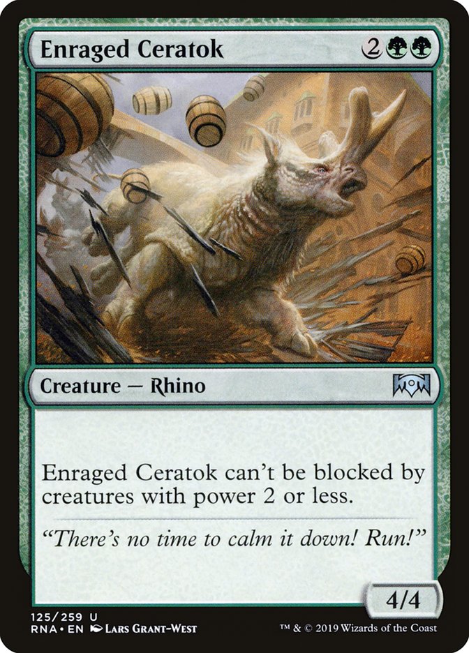 Enraged Ceratok [Ravnica Allegiance] | GrognardGamesBatavia