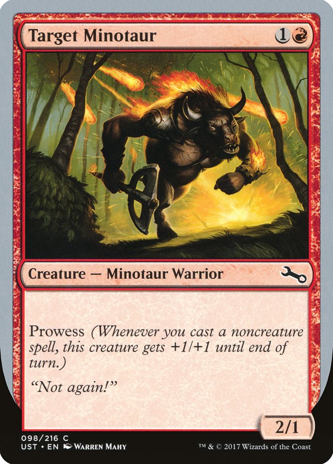 Target Minotaur (Fire Art) [Unstable] | GrognardGamesBatavia