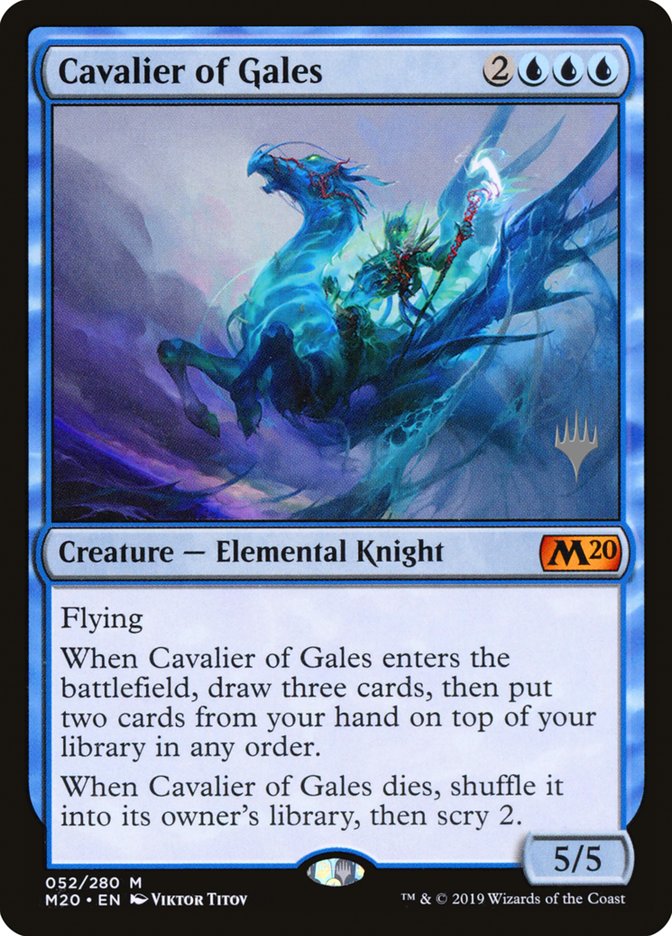 Cavalier of Gales (Promo Pack) [Core Set 2020 Promos] | GrognardGamesBatavia