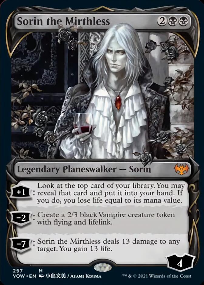 Sorin the Mirthless (Showcase Fang Frame) [Innistrad: Crimson Vow] | GrognardGamesBatavia