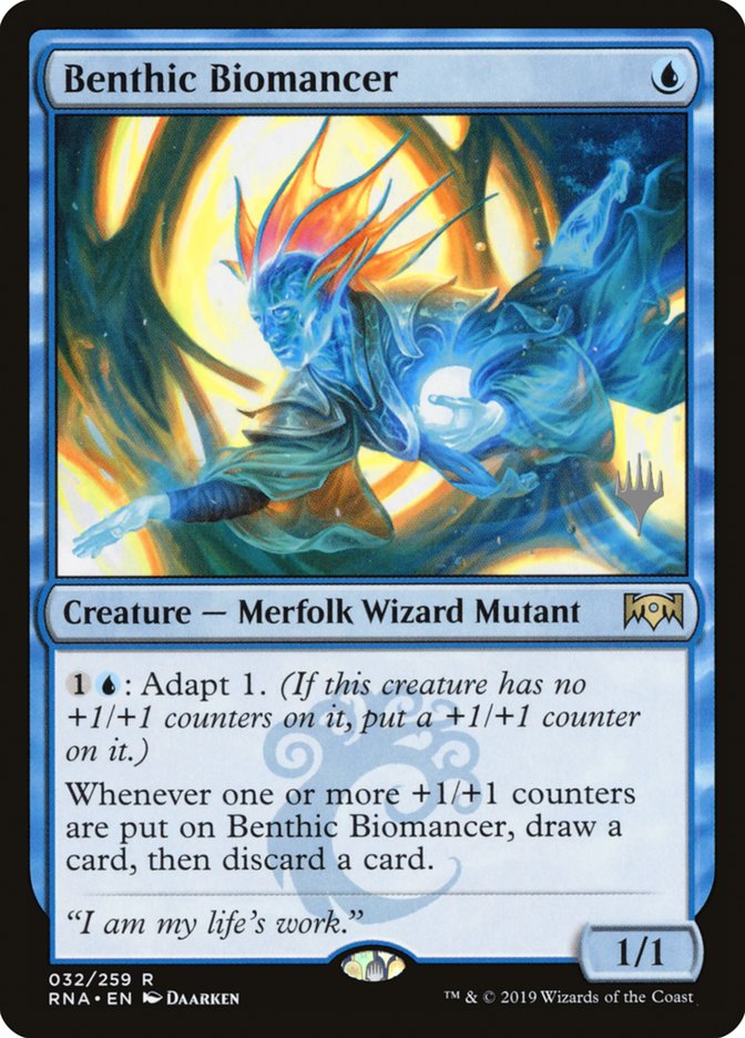 Benthic Biomancer (Promo Pack) [Ravnica Allegiance Promos] | GrognardGamesBatavia