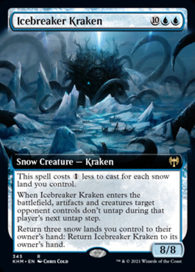 Icebreaker Kraken (Extended Art) [Kaldheim] | GrognardGamesBatavia