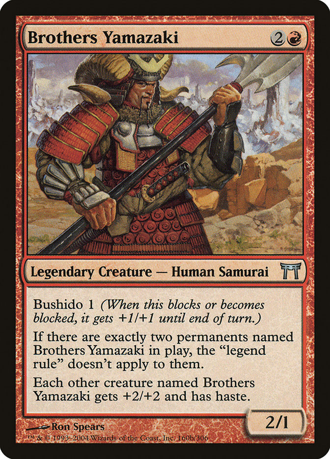 Brothers Yamazaki (160b/306) [Champions of Kamigawa] | GrognardGamesBatavia