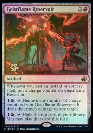 Geistflame Reservoir [Innistrad: Midnight Hunt Prerelease Promos] | GrognardGamesBatavia