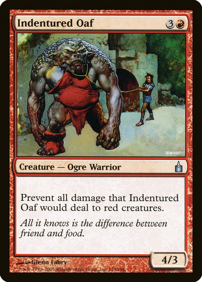 Indentured Oaf [Ravnica: City of Guilds] | GrognardGamesBatavia