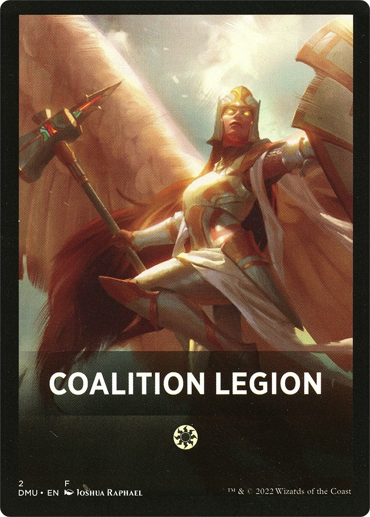 Coalition Legion Theme Card [Dominaria United Tokens] | GrognardGamesBatavia