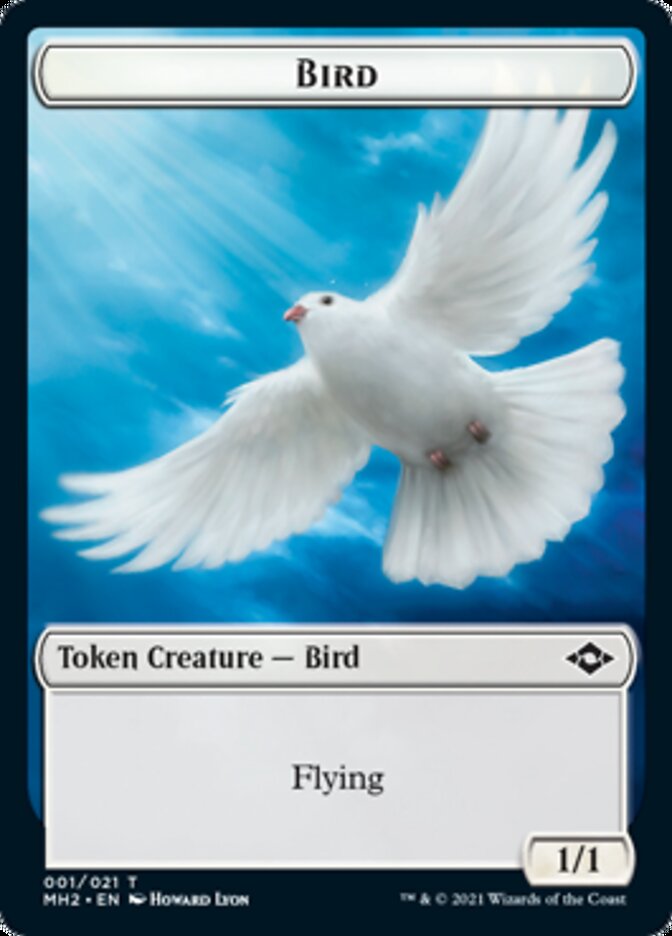Bird // Clue (15) Double-Sided Token [Modern Horizons 2 Tokens] | GrognardGamesBatavia