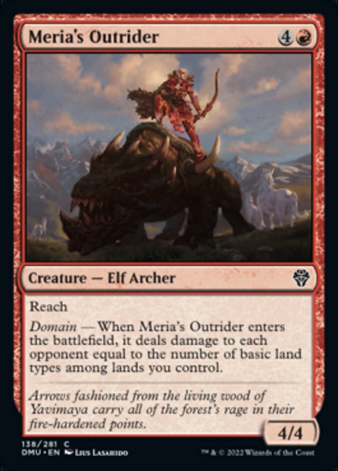 Meria's Outrider [Dominaria United] | GrognardGamesBatavia