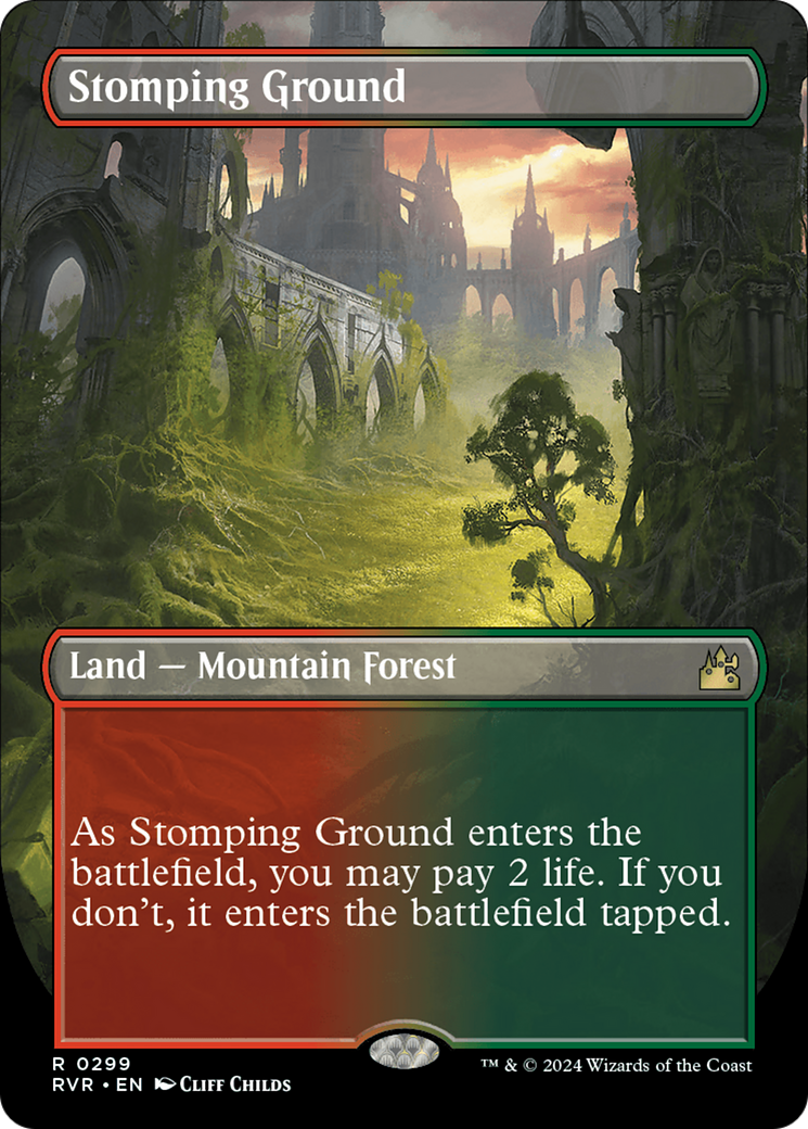 Stomping Ground (Borderless) [Ravnica Remastered] | GrognardGamesBatavia