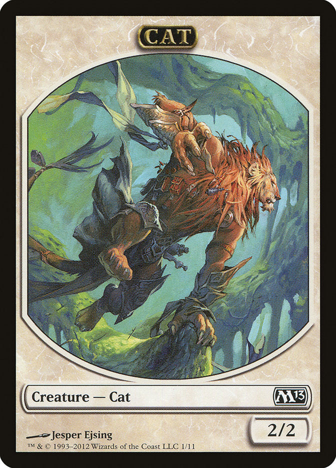 Cat Token [Magic 2013 Tokens] | GrognardGamesBatavia