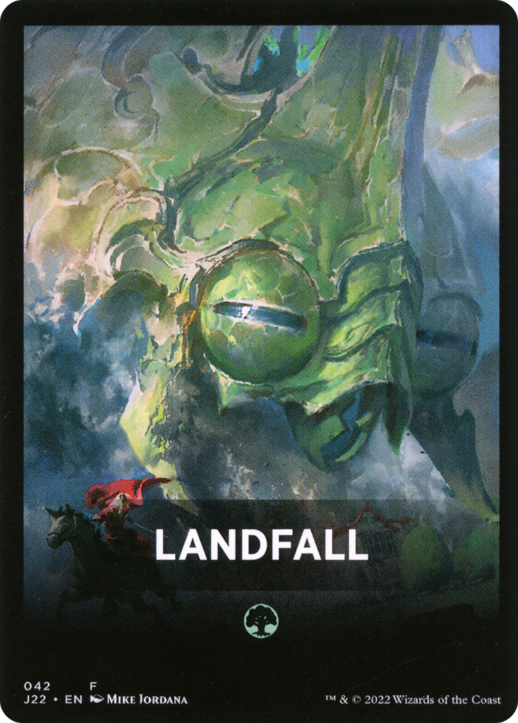 Landfall Theme Card [Jumpstart 2022 Front Cards] | GrognardGamesBatavia