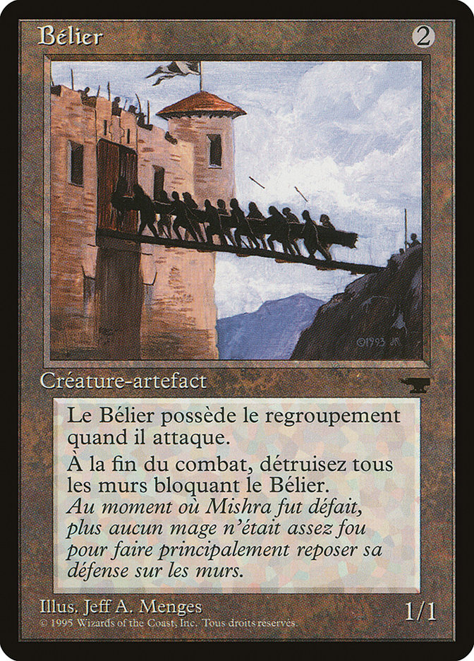 Battering Ram (French) - "Belier" [Renaissance] | GrognardGamesBatavia