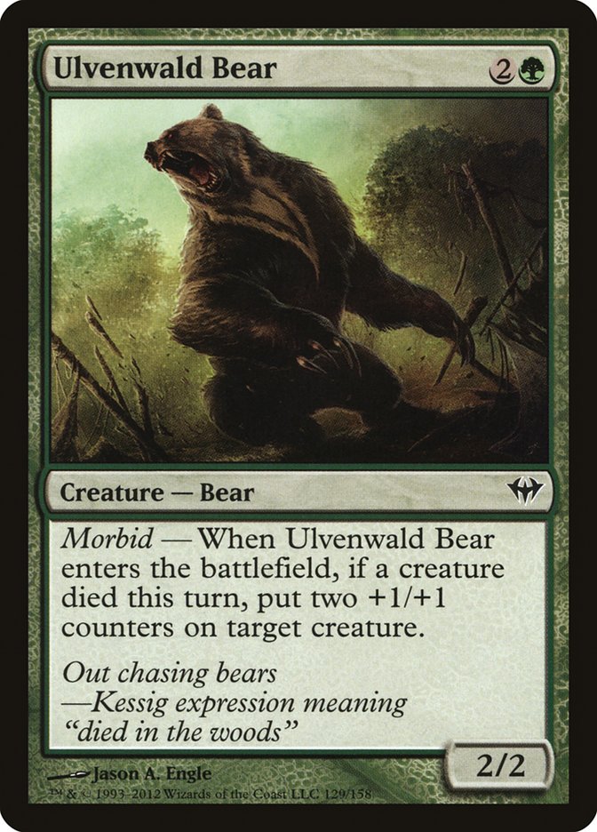 Ulvenwald Bear [Dark Ascension] | GrognardGamesBatavia