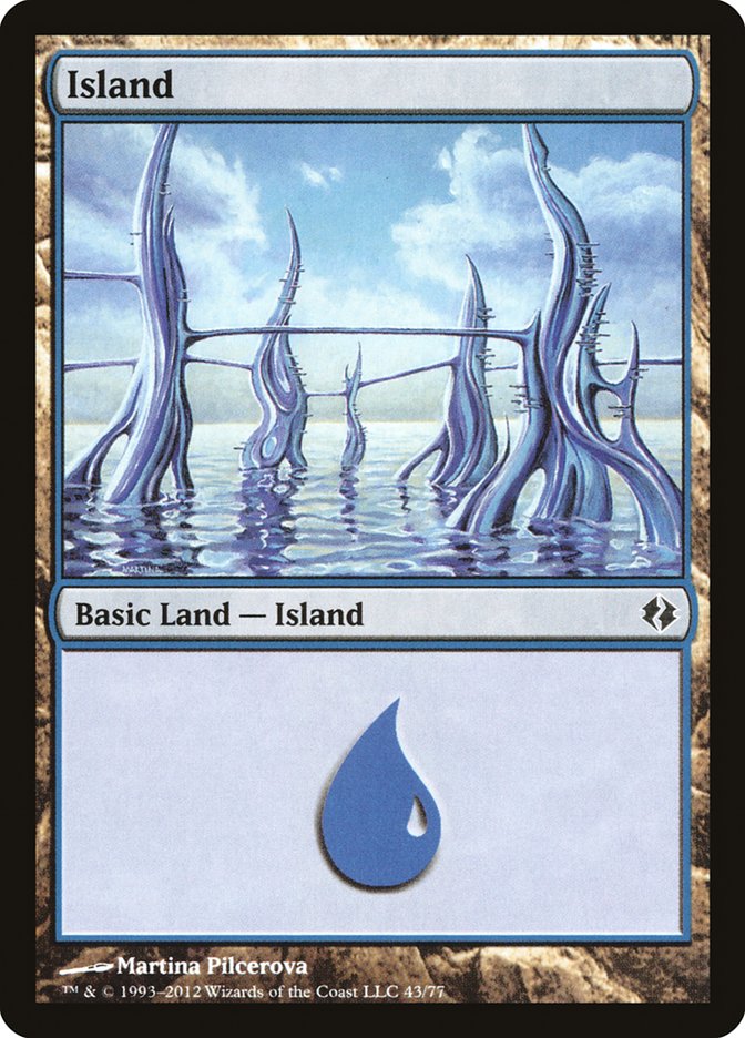 Island (43) [Duel Decks: Venser vs. Koth] | GrognardGamesBatavia