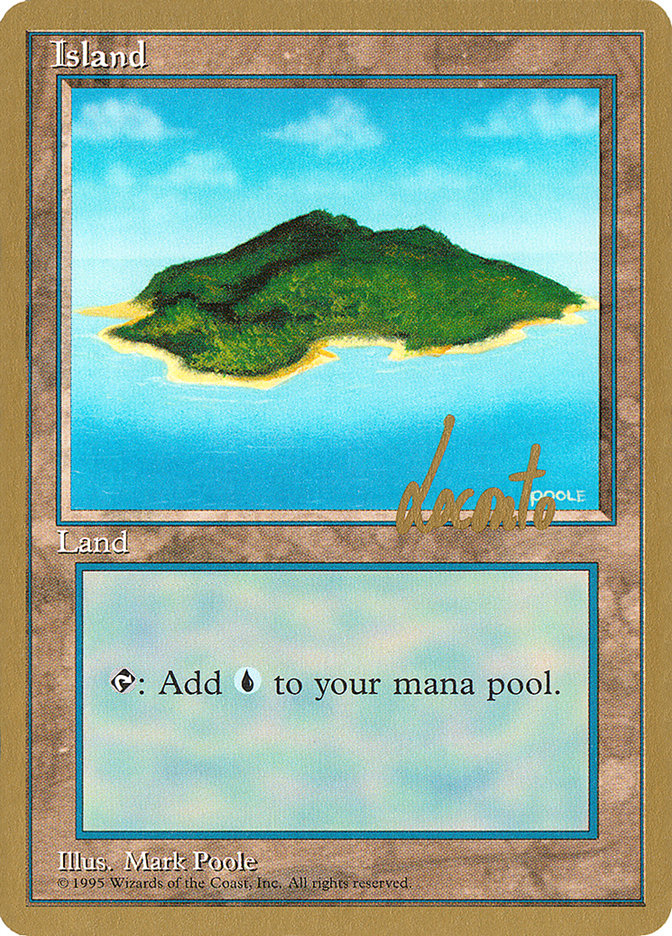 Island (ml367) (Michael Loconto) [Pro Tour Collector Set] | GrognardGamesBatavia