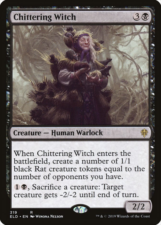 Chittering Witch [Throne of Eldraine] | GrognardGamesBatavia