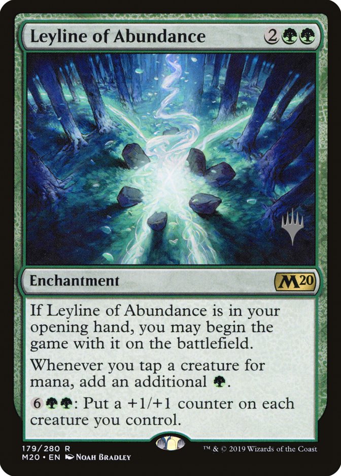 Leyline of Abundance (Promo Pack) [Core Set 2020 Promos] | GrognardGamesBatavia