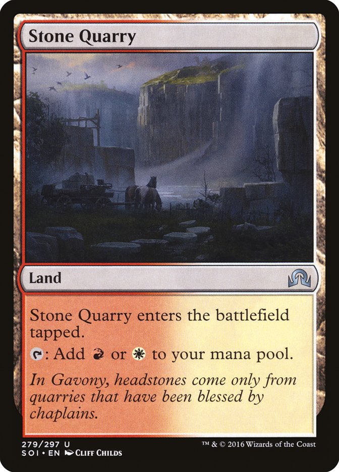 Stone Quarry [Shadows over Innistrad] | GrognardGamesBatavia