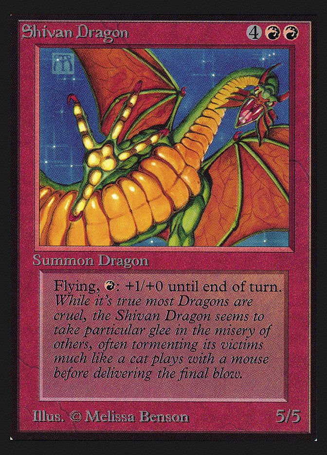 Shivan Dragon [International Collectors' Edition] | GrognardGamesBatavia