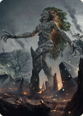 Titania, Gaea Incarnate Art Card [The Brothers' War Art Series] | GrognardGamesBatavia