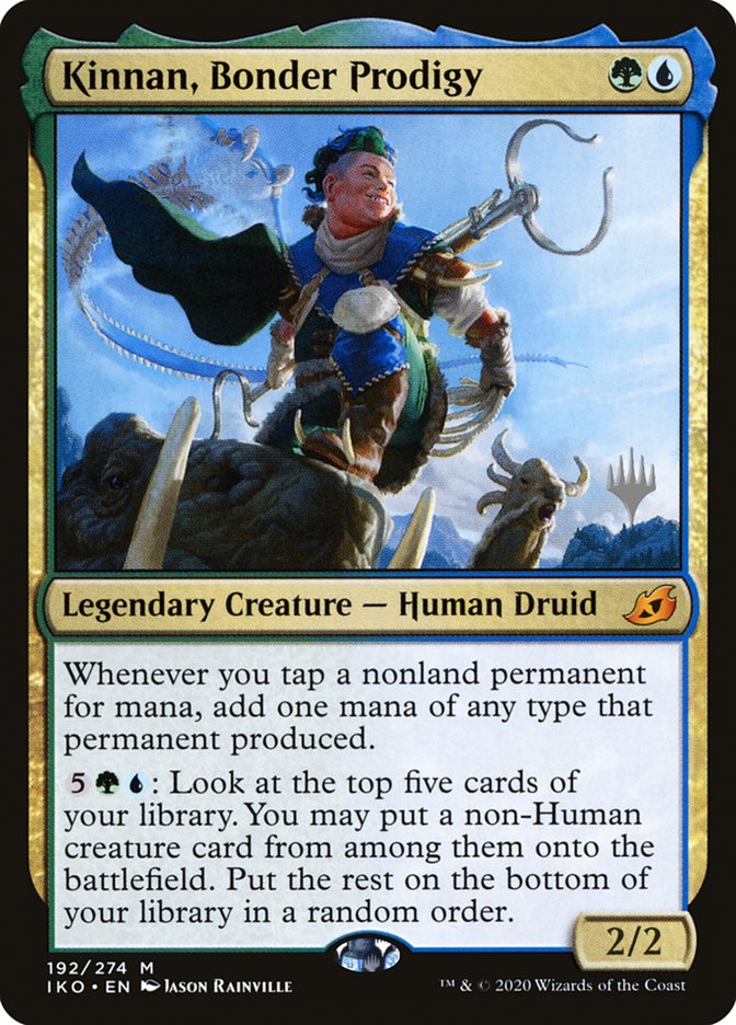 Kinnan, Bonder Prodigy (Promo Pack) [Ikoria: Lair of Behemoths Promos] | GrognardGamesBatavia