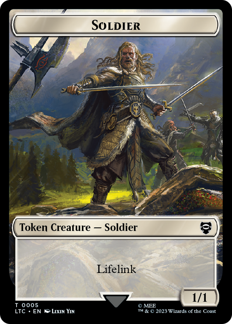 Soldier // Food Token [The Lord of the Rings: Tales of Middle-Earth Commander Tokens] | GrognardGamesBatavia