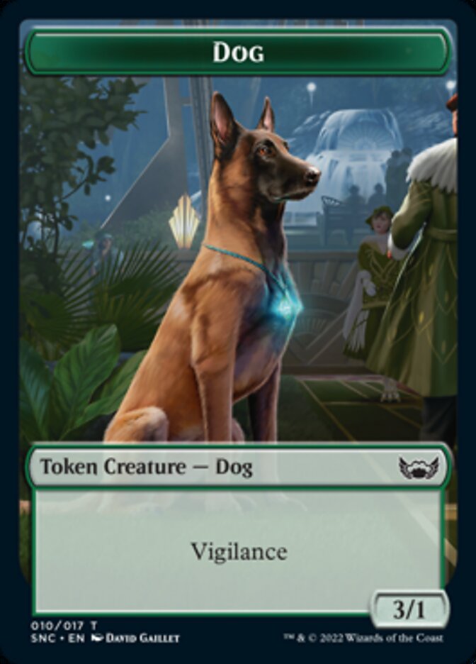 Dog Token [Streets of New Capenna Tokens] | GrognardGamesBatavia