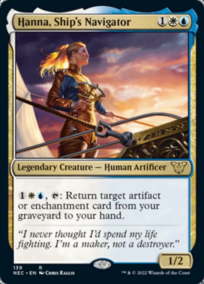 Hanna, Ship's Navigator [Kamigawa: Neon Dynasty Commander] | GrognardGamesBatavia