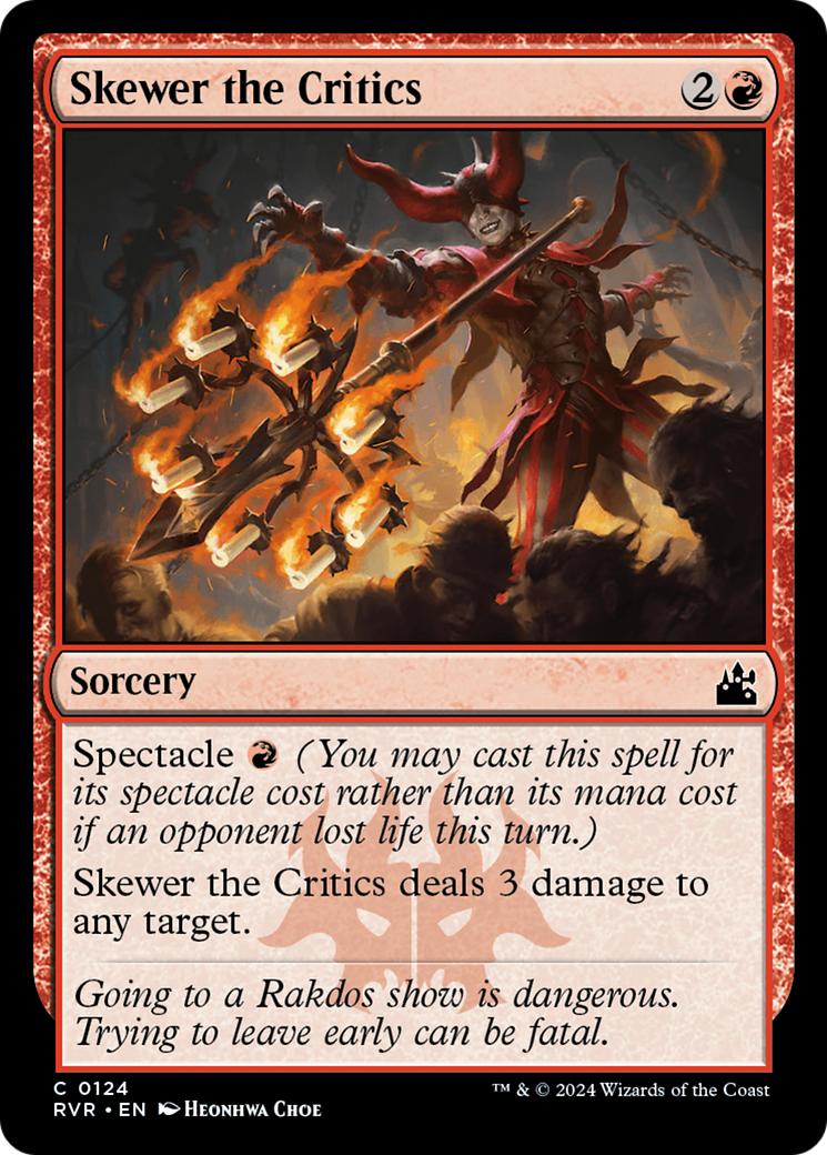 Skewer the Critics [Ravnica Remastered] | GrognardGamesBatavia