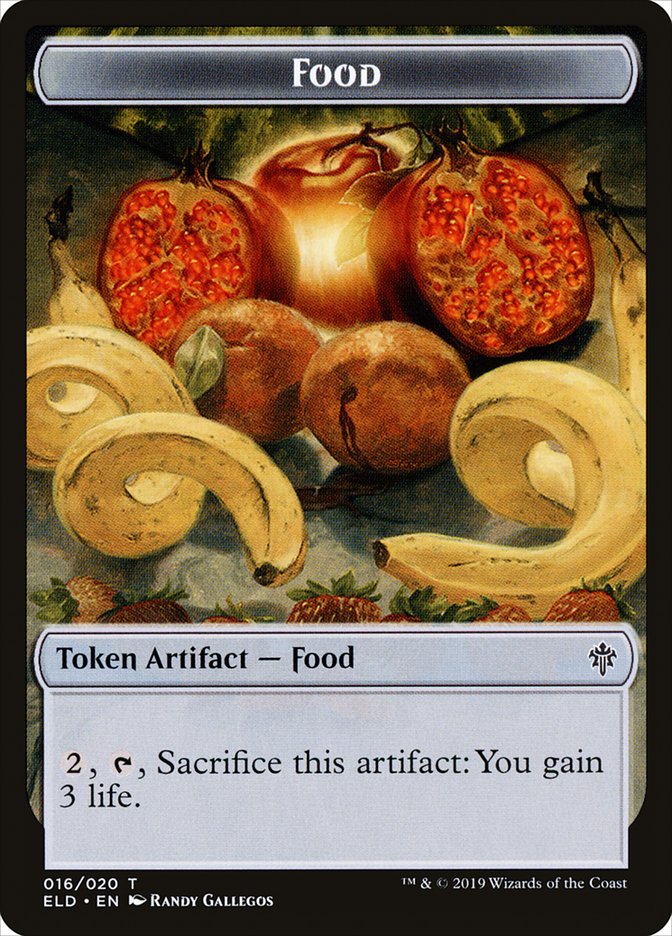 Mouse // Food (16) Double-Sided Token [Throne of Eldraine Tokens] | GrognardGamesBatavia