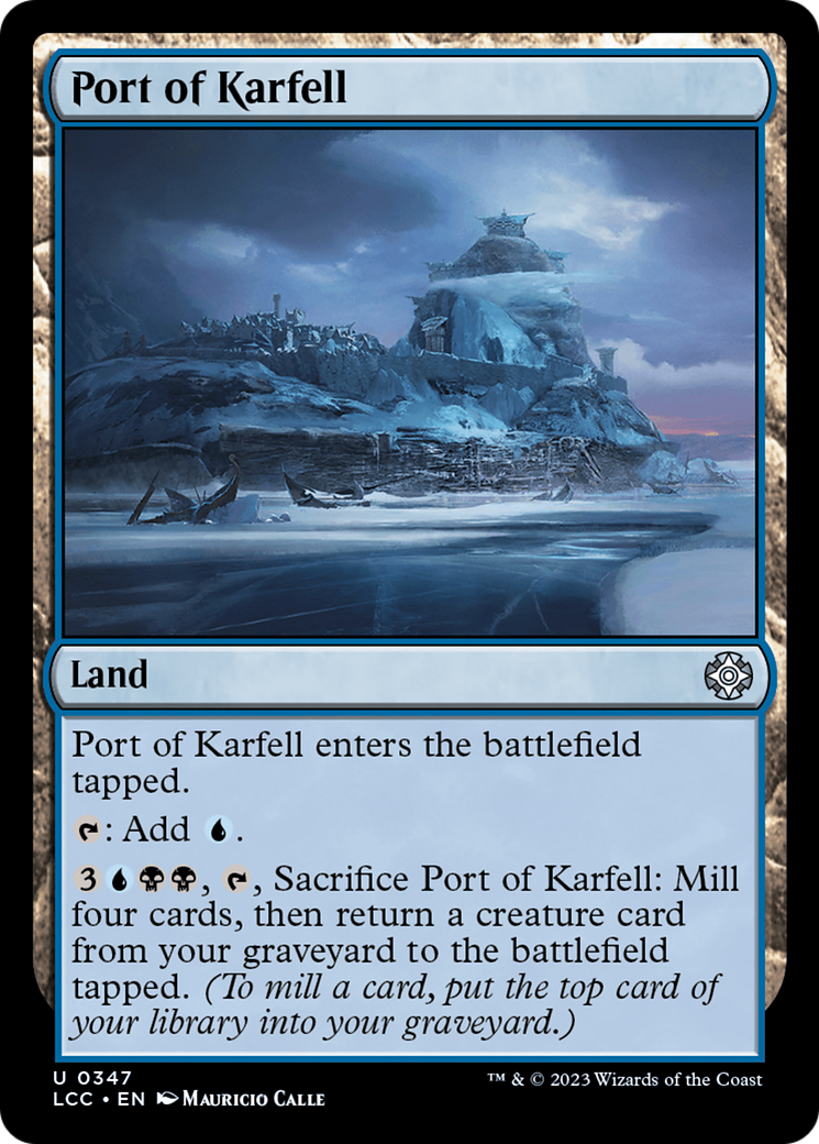 Port of Karfell [The Lost Caverns of Ixalan Commander] | GrognardGamesBatavia