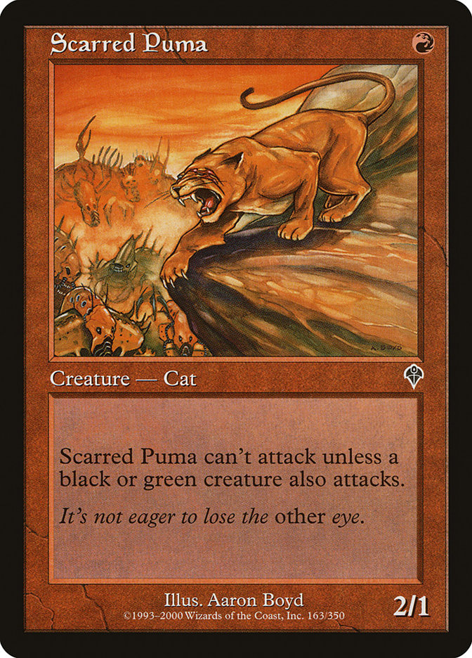 Scarred Puma [Invasion] | GrognardGamesBatavia