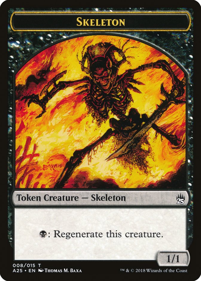 Skeleton Token [Masters 25 Tokens] | GrognardGamesBatavia