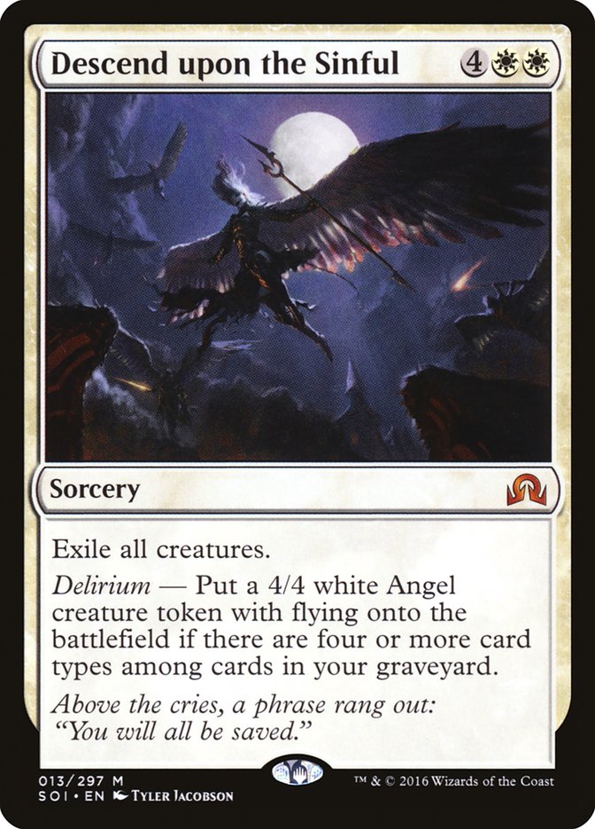 Descend upon the Sinful [Shadows over Innistrad] | GrognardGamesBatavia