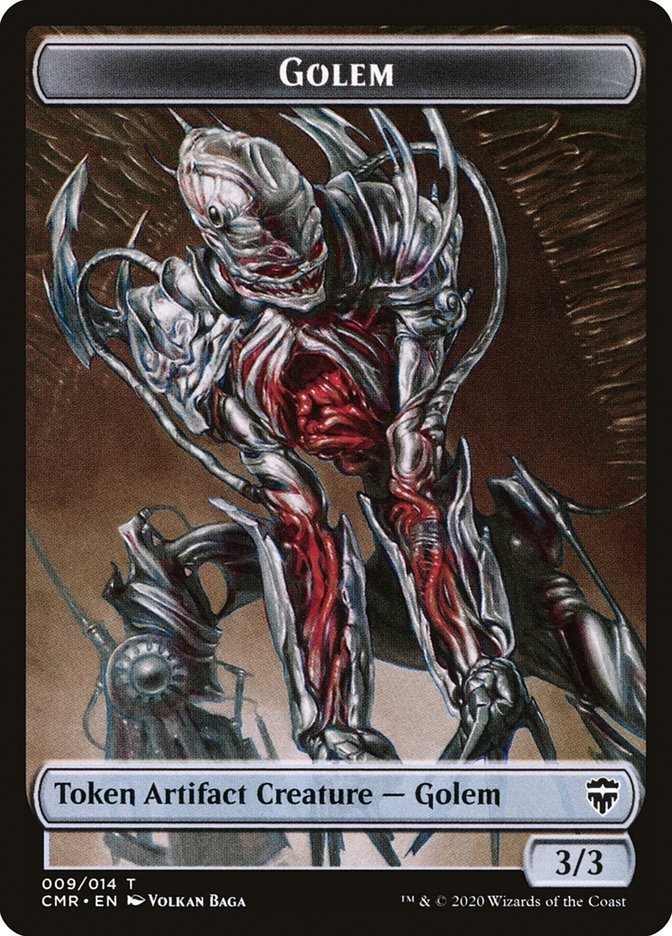 Golem Token [Commander Legends Tokens] | GrognardGamesBatavia