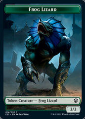 Frog Lizard // Elephant Double-Sided Token [Commander 2021 Tokens] | GrognardGamesBatavia