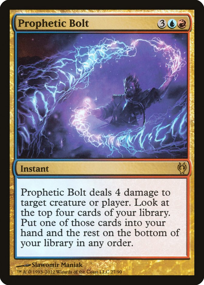 Prophetic Bolt [Duel Decks: Izzet vs. Golgari] | GrognardGamesBatavia