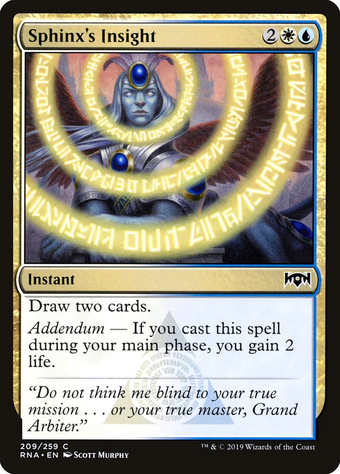 Sphinx's Insight [Ravnica Allegiance] | GrognardGamesBatavia