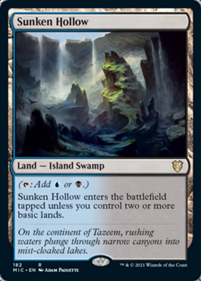 Sunken Hollow [Innistrad: Midnight Hunt Commander] | GrognardGamesBatavia