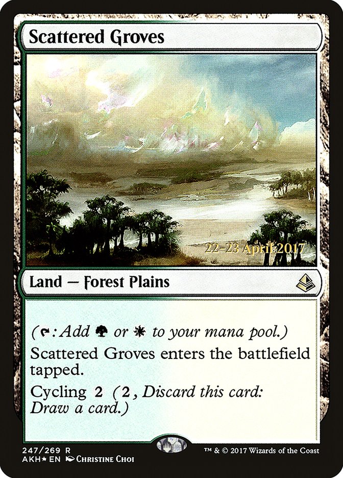 Scattered Groves [Amonkhet Prerelease Promos] | GrognardGamesBatavia