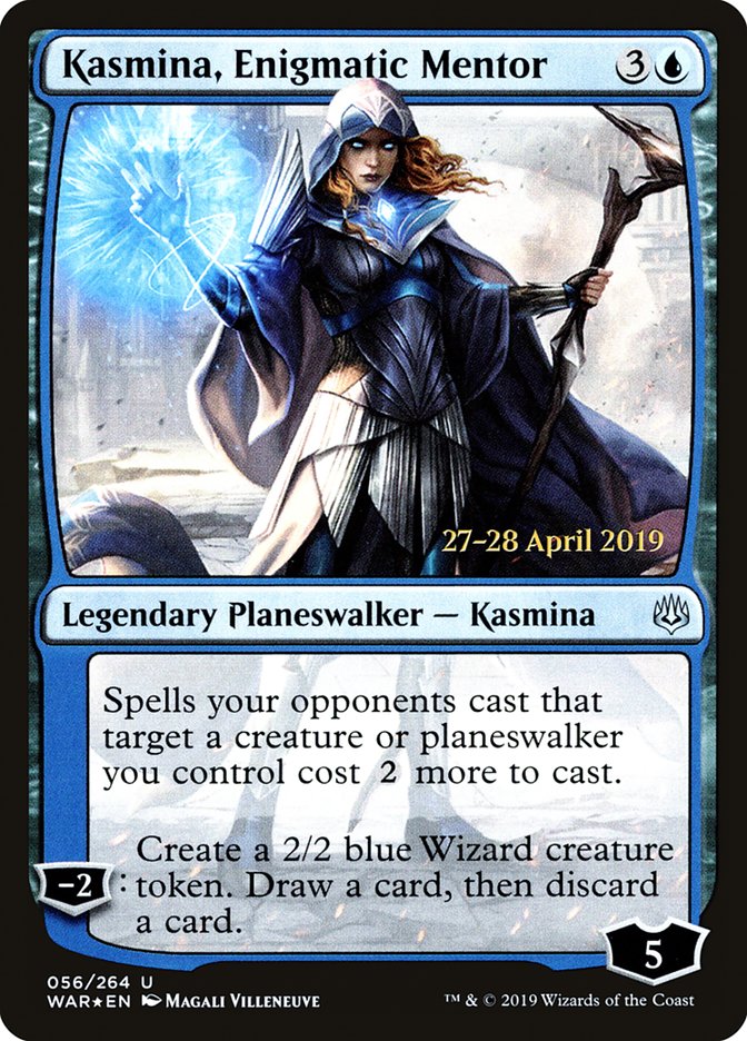 Kasmina, Enigmatic Mentor [War of the Spark Prerelease Promos] | GrognardGamesBatavia