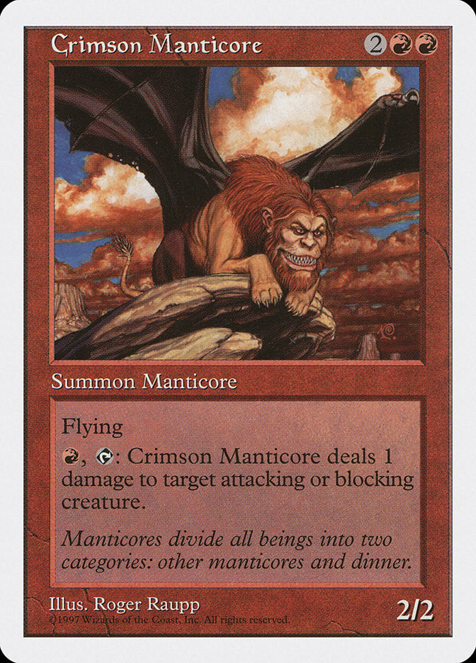 Crimson Manticore [Fifth Edition] | GrognardGamesBatavia