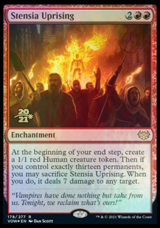 Stensia Uprising [Innistrad: Crimson Vow Prerelease Promos] | GrognardGamesBatavia