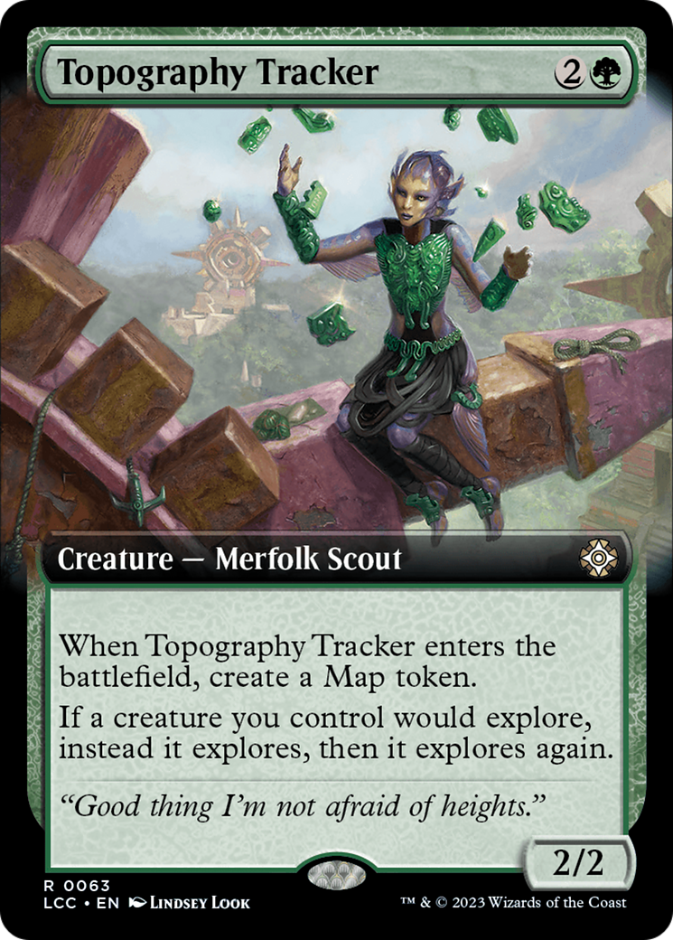 Topography Tracker (Extended Art) [The Lost Caverns of Ixalan Commander] | GrognardGamesBatavia